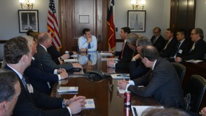 PESA members meet with Sen. Ted Cruz in 2017.